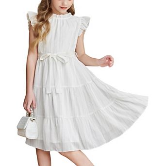 Arshiner Girls Special Occasion Dresses Summer Formal Funeral Elegant Dress