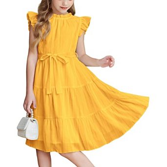Arshiner Girls Special Occasion Dresses Summer Formal Funeral Elegant Dress