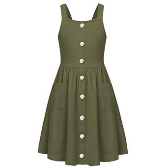 Arshiner Easter Dresses For Girls Summer Sundress Casual Beach Boho Sun Dress