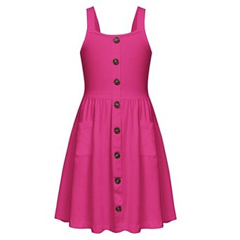 Arshiner Easter Dresses For Girls Summer Sundress Casual Beach Boho Sun Dress
