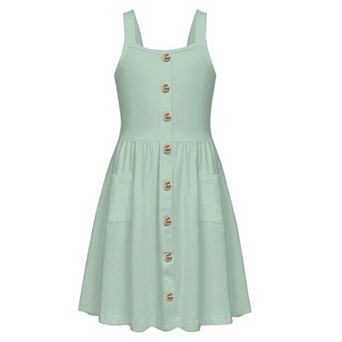 Arshiner Easter Dresses For Girls Summer Sundress Casual Beach Boho Sun Dress