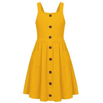 Arshiner Easter Dresses For Girls Summer Sundress Casual Beach Boho Sun Dress