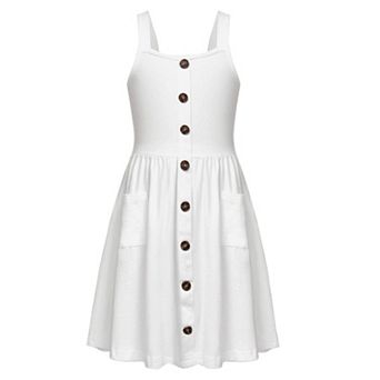 Arshiner Easter Dresses For Girls Summer Sundress Casual Beach Boho Sun Dress