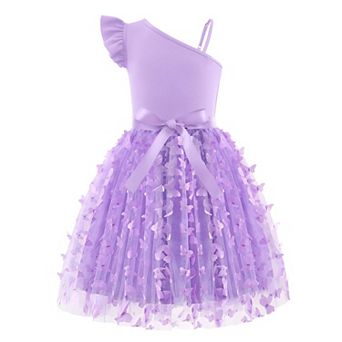 Arshiner Girls Summer Dress Fairy Tulle Wedding Guest Easter Fancy Dresses