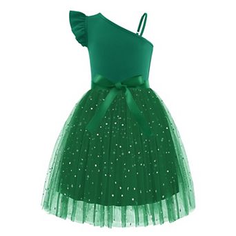 Arshiner Girls Summer Dress Fairy Tulle Wedding Guest Easter Fancy Dresses