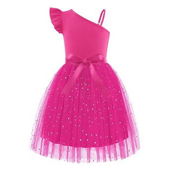 Arshiner Girls Summer Dress Fairy Tulle Wedding Guest Easter Fancy Dresses