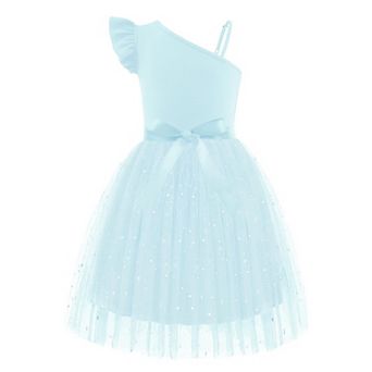 Arshiner Girls Summer Dress Fairy Tulle Wedding Guest Easter Fancy Dresses