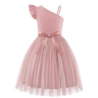 Arshiner Girls Summer Dress Fairy Tulle Wedding Guest Easter Fancy Dresses