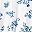 Blue And Whitefloral