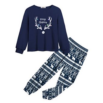 Arshiner Girls Piece Sets Fall Outfits Roundneck Long Sleeve Pullover Tops And Print Sweatpants