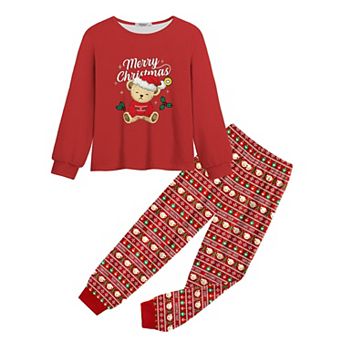 Arshiner Girls Piece Sets Fall Outfits Roundneck Long Sleeve Pullover Tops And Print Sweatpants