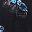 Black Blue Car Print