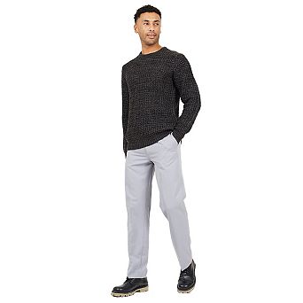 Brave Soul Mens Knitted Waffle Crew Neck Sweatshirt