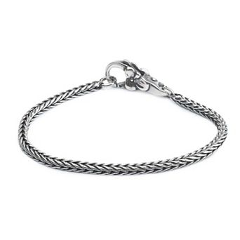 Trollbeads Sterling Silver Bracelet with Flower Clasp