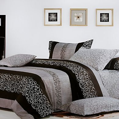 Bedding Set 4 Piece Comforter Set Duvet Cover Fitted Sheet Sham