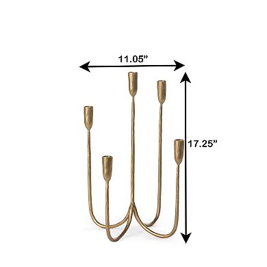 Iron Candelabra Multi Arm Taper Candle Holder Table Centerpiece