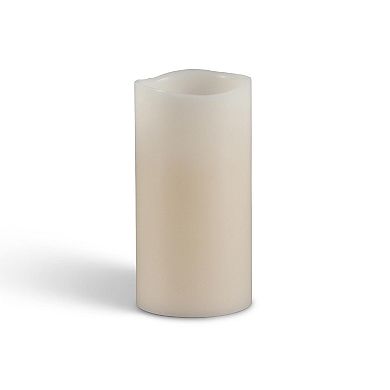 Set of 4 Flickering Flameless Wax Pillar Candles LED Decor