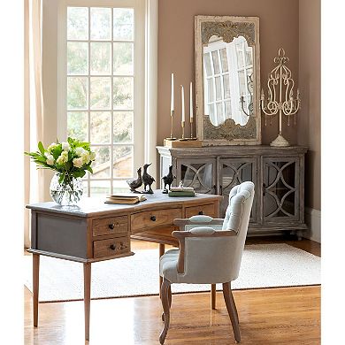 Mini Tabletop Chandelier Light Fixture Crystal Accent Console Table Decor Lamp