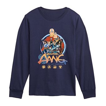 Boys 8-20 Avatar Aang: The Last Airbender Long Sleeve Graphic Tee
