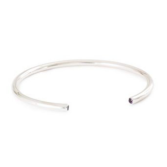 Trollbeads Amethyst Power Bangle in Sterling Silver
