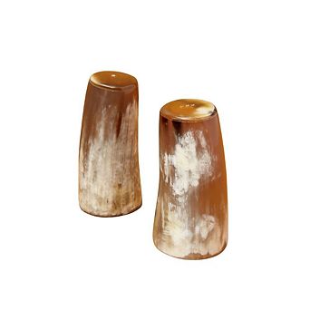 Horn Salt & Pepper Set - Large