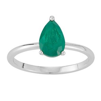 Everyday by Sunkissed Pear Cubic Zirconia Solitaire Ring