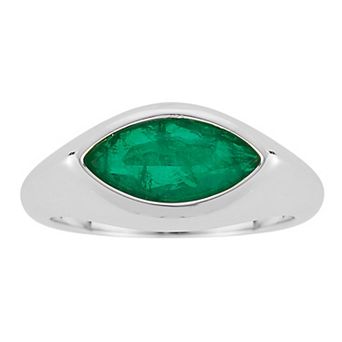 Everyday by Sunkissed Marquise Cubic Zirconia Bezel Signet Ring
