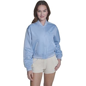 Women's Champion® Cropped Varsity Bomber Jacket