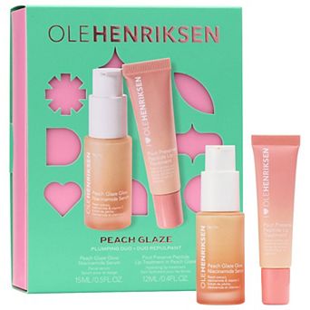 OLEHENRIKSEN Peach Glaze Niacinamide + Peptide Plumping Duo