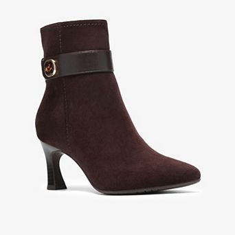 Clarks® Tammitha Nora Women's Heeled Ankle Boots With Buckle Detail