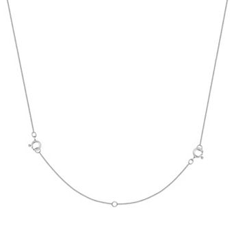 Jewelry Essentials 4-inch Adjustable Plated Sterling Silver Box Chain Extender