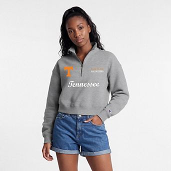 Women's Champion Gray Tennessee Volunteers Academic Triumph Quarter-Zip Pullover