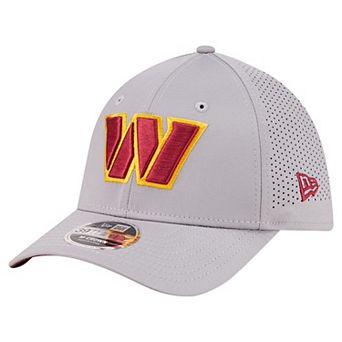 Men's New Era Gray Washington Commanders 39THIRTY M-Crown Flex Fit Hat