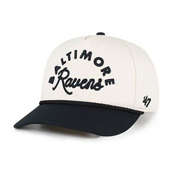 Women's '47 Natural Baltimore Ravens Rope Script Hitch Adjustable Hat