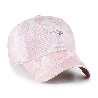 Women's '47 Pink New England Patriots Gardenia Clean Up Adjustable Hat