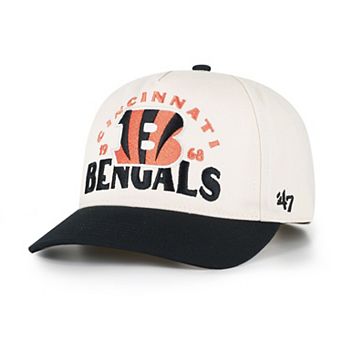 Men's '47 Natural Cincinnati Bengals Arcitext Hitch Fitted Hat