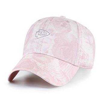 Women's '47 Pink Kansas City Chiefs Gardenia Clean Up Adjustable Hat