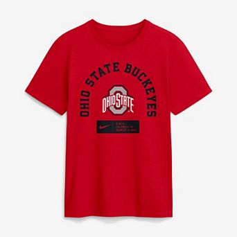 Men's Nike Scarlet Ohio State Buckeyes Primetime Crew T-Shirt
