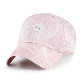 Women's '47 Pink Los Angeles Chargers Gardenia Clean Up Adjustable Hat
