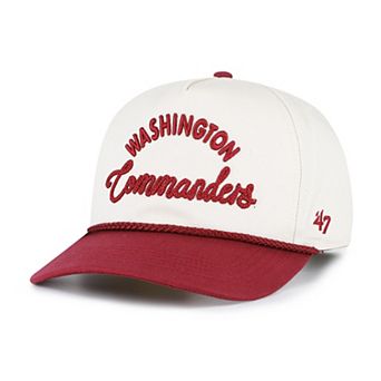 Women's '47 Natural Washington Commanders Rope Script Hitch Adjustable Hat