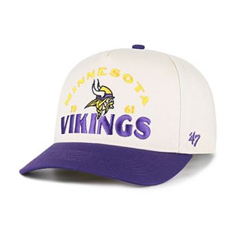 Men's '47 Natural Minnesota Vikings Arcitext Hitch Fitted Hat
