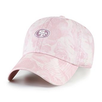 Women's '47 Pink San Francisco 49ers Gardenia Clean Up Adjustable Hat