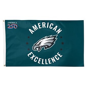 WinCraft Philadelphia Eagles 3' x 5' One-Sided America 250 Deluxe Flag