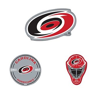 WinCraft Carolina Hurricanes 3-Pack Premium Fridge Magnet Set