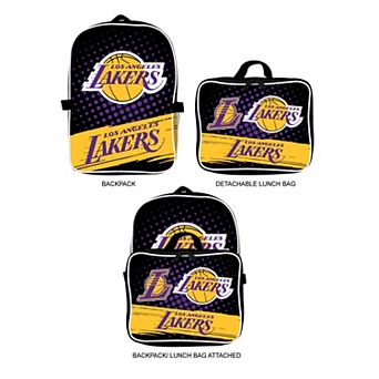 MOJO Los Angeles Lakers Backpack & Lunch Box 2 pc Set