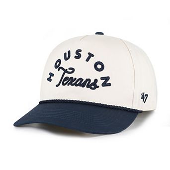 Women's '47 Natural Houston Texans Rope Script Hitch Adjustable Hat