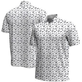 Men's Under Armour White Georgia Tech Yellow Jackets Gameday Armourfuse Polo