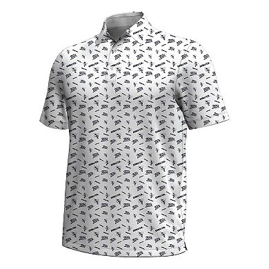Men's Under Armour White Georgia Tech Yellow Jackets Gameday Armourfuse Polo