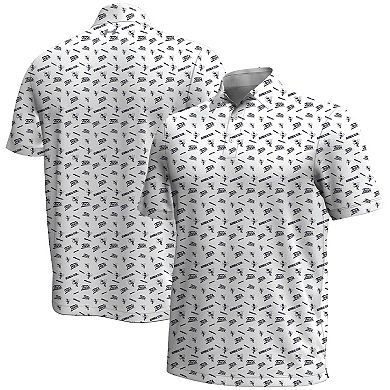 Men's Under Armour White Georgia Tech Yellow Jackets Gameday Armourfuse Polo