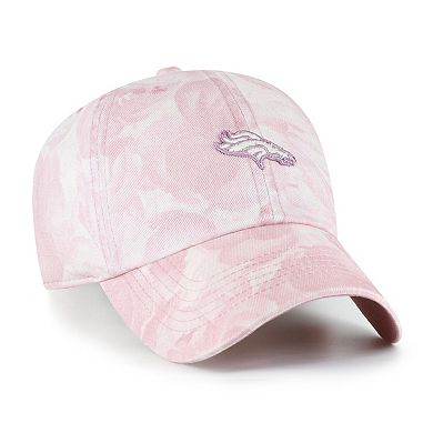 Women's '47 Pink Denver Broncos Gardenia Clean Up Adjustable Hat